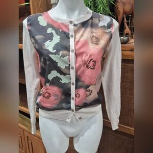 Yumi Kim Floral Button-Down Shirt - Pink, Green, and Black